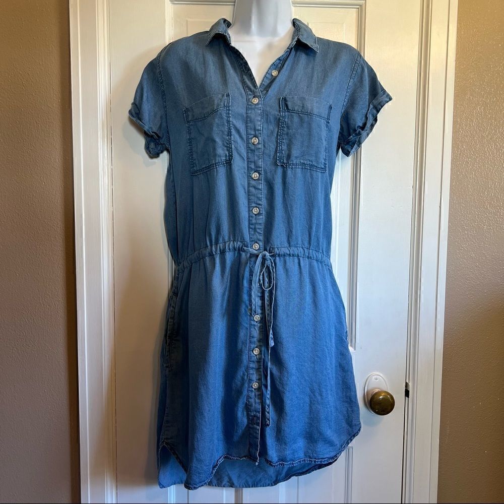 Thread & Supply jean button up dress - Picture 1 of 8
